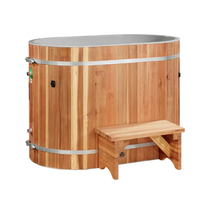 Oval Barrel Tub Cold Plunge