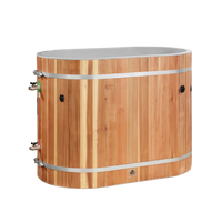 Oval Barrel Tub Cold Plunge, Dynamic Cold Therapy (DCT-BO-50-PLPC-34)