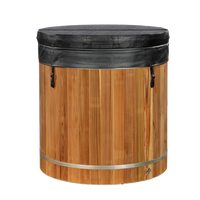 PVC Barrel Cold Plunge Tub, Dynamic Cold Therapy (DCT-B-042-PLPC-34)