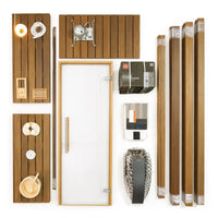 Carbon Smart Saunas - 5' x 7' x 8' - by Finnish Sauna Builders