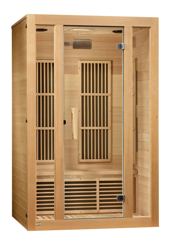 2 Person Near Zero EMF FAR IR Sauna, Maxxus Saunas (MX-J206-01-ZF)