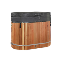 Oval Barrel Tub Cold Plunge, Dynamic Cold Therapy (DCT-BO-50-PLPC-34)
